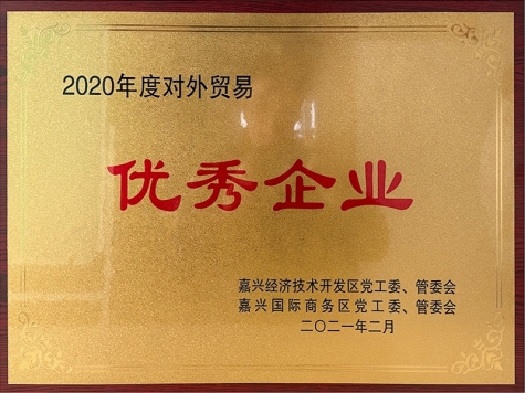2020年度對外貿易優秀企業